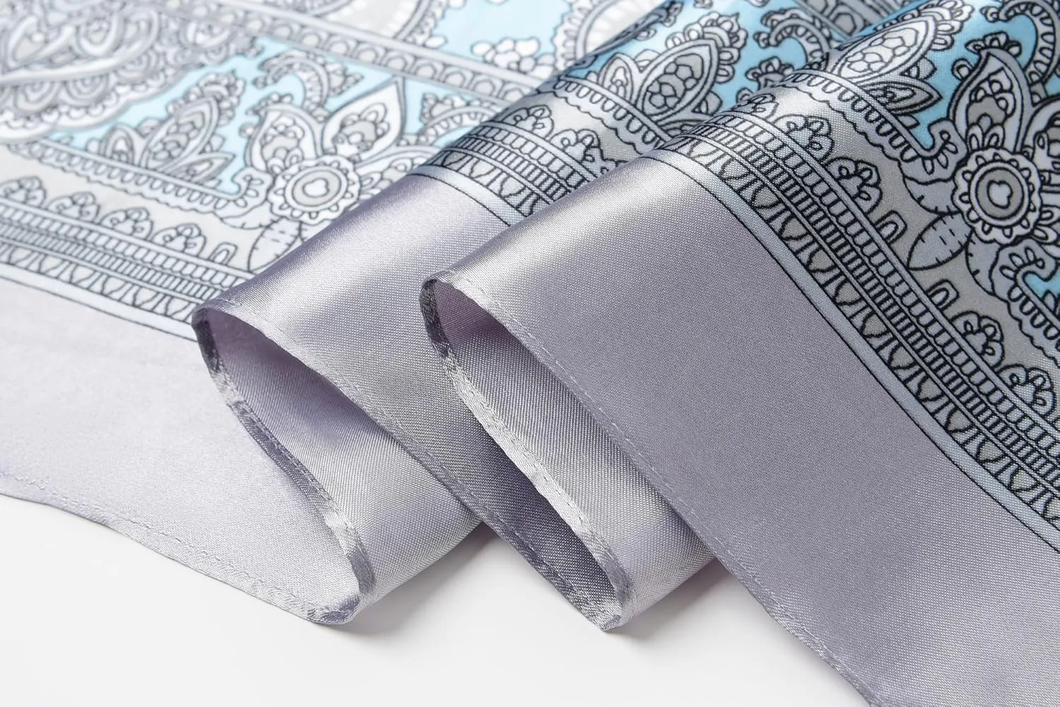 35" Men's Cowboy Scarf - Oversized Western Bandana Neckwear, Large Square Scarf with Gift Packaging
