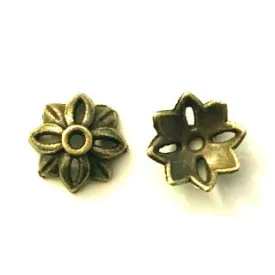 Antique Bronze Bead Cap 11x4mm (50 pcs)