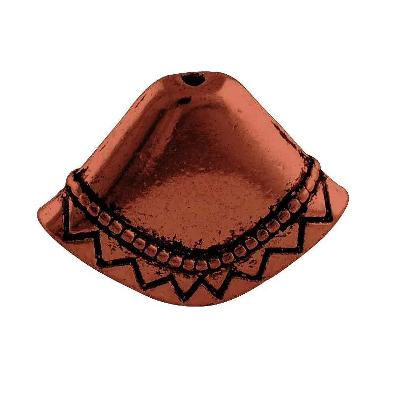 Antique Copper Cone 23x17mm (10 pcs)