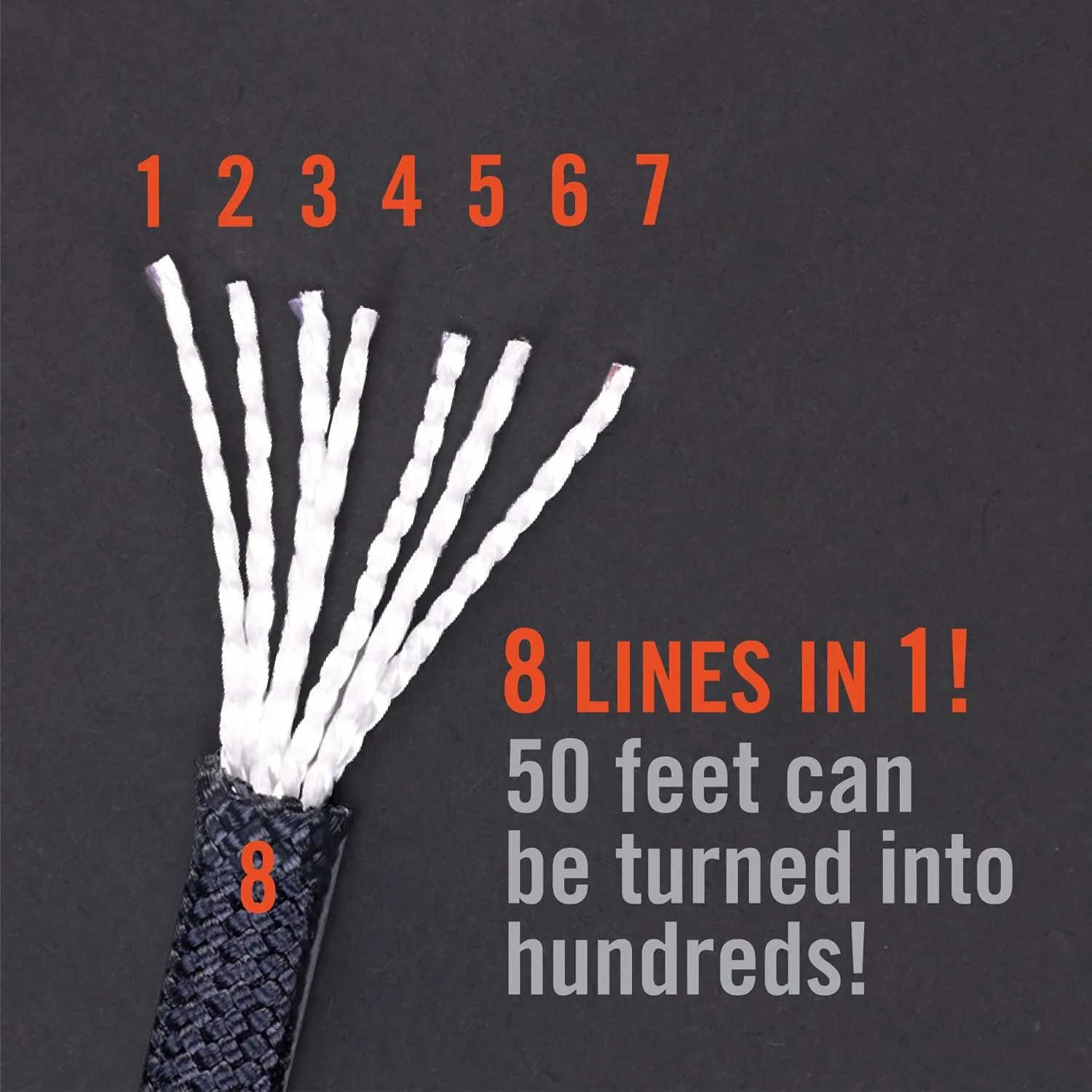 Atwood Rope MFG 550 Paracord 100 Feet 7-Strand Core Nylon Parachute Cord Outside Survival Gear Made in USA | Lanyards, Bracelets, Handle Wraps, Keychain (Purple)