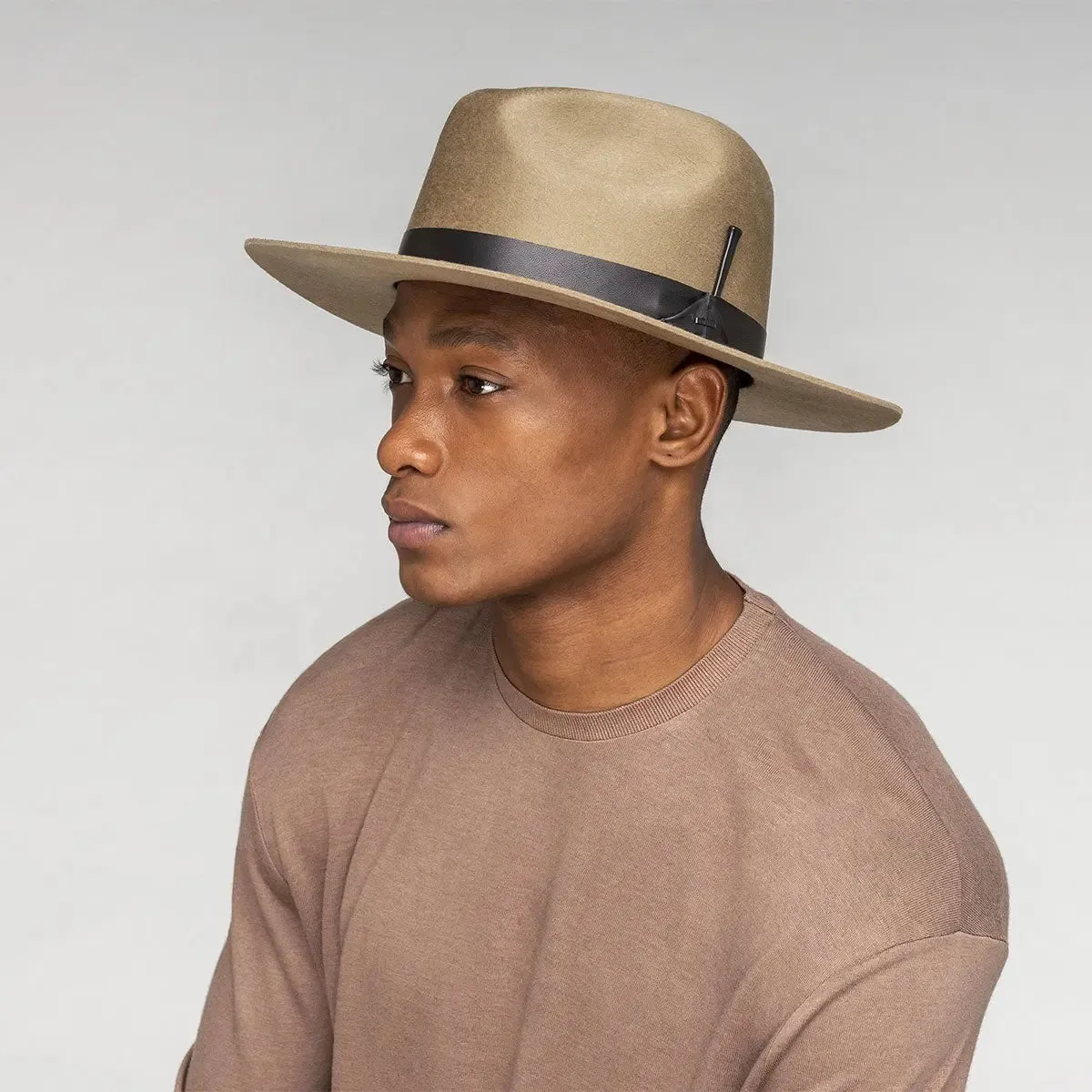 Bailey Godwin Elite Finish Wool Wide Brim Fedora