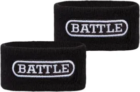 Battle Sports Thick Football Armbands- Wrist Bands for Football, High-Performance Bands with Ultra-Soft Material to Wick Away Sweat and Keep Hands Dry- Includes 2 Wrist Bands