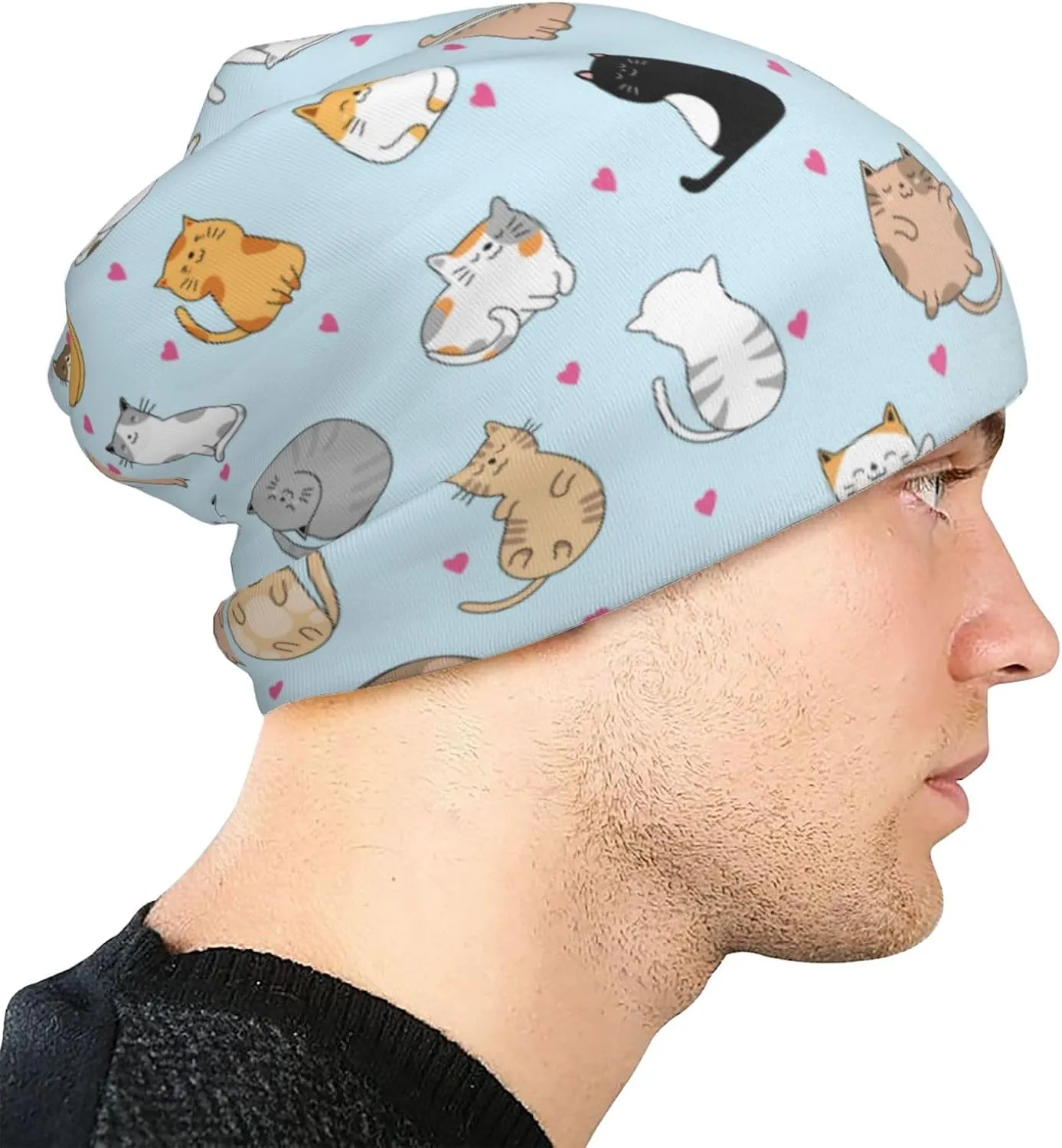 Beanie Hat Skull Cap Chemo Hat Slouchy Cap Headwear Stretch Knitted Hats