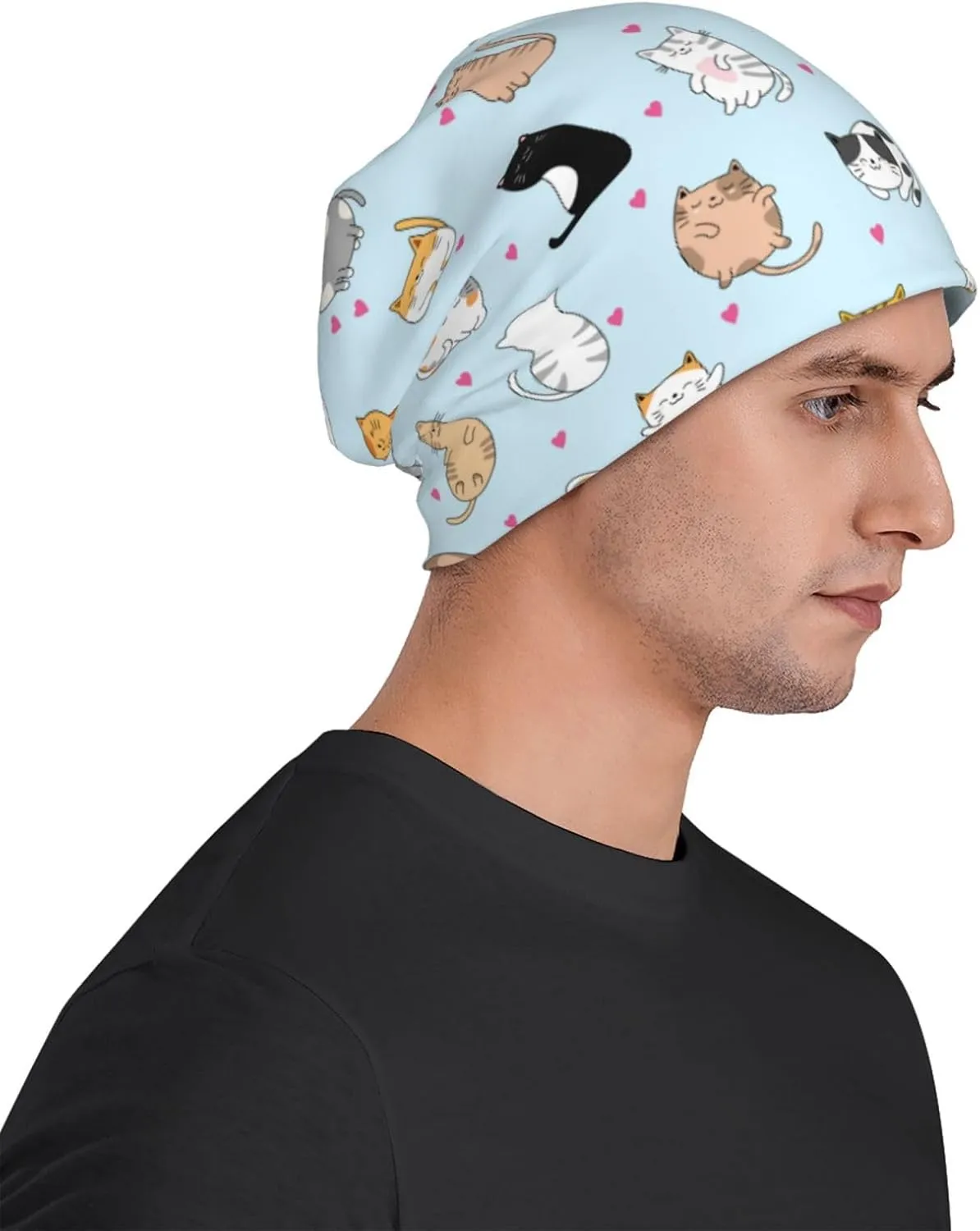 Beanie Hat Skull Cap Chemo Hat Slouchy Cap Headwear Stretch Knitted Hats