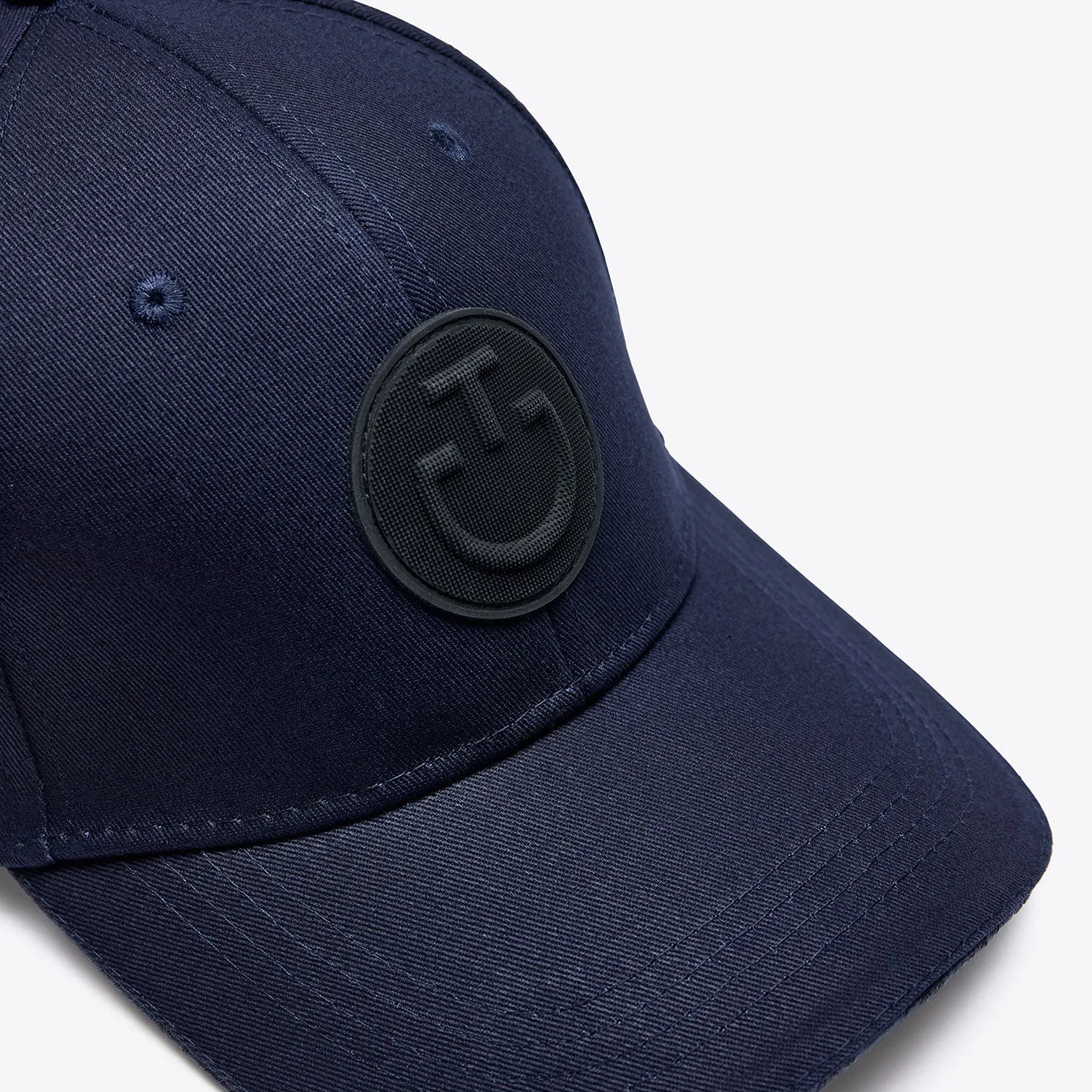 Cavalleria Toscana Silicone Logo Patch Baseball Cap - Navy