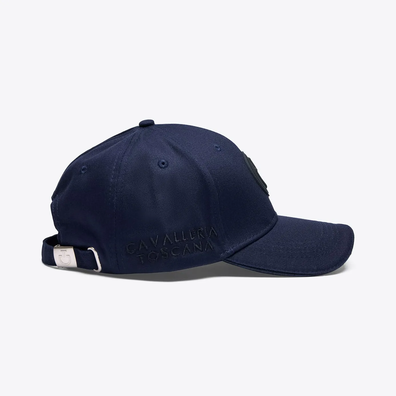 Cavalleria Toscana Silicone Logo Patch Baseball Cap - Navy