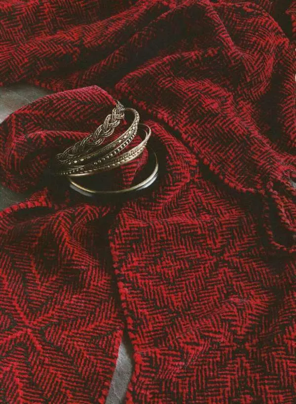 Chenille Shadow Weave Scarves