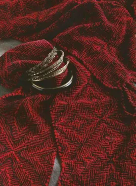 Chenille Shadow Weave Scarves