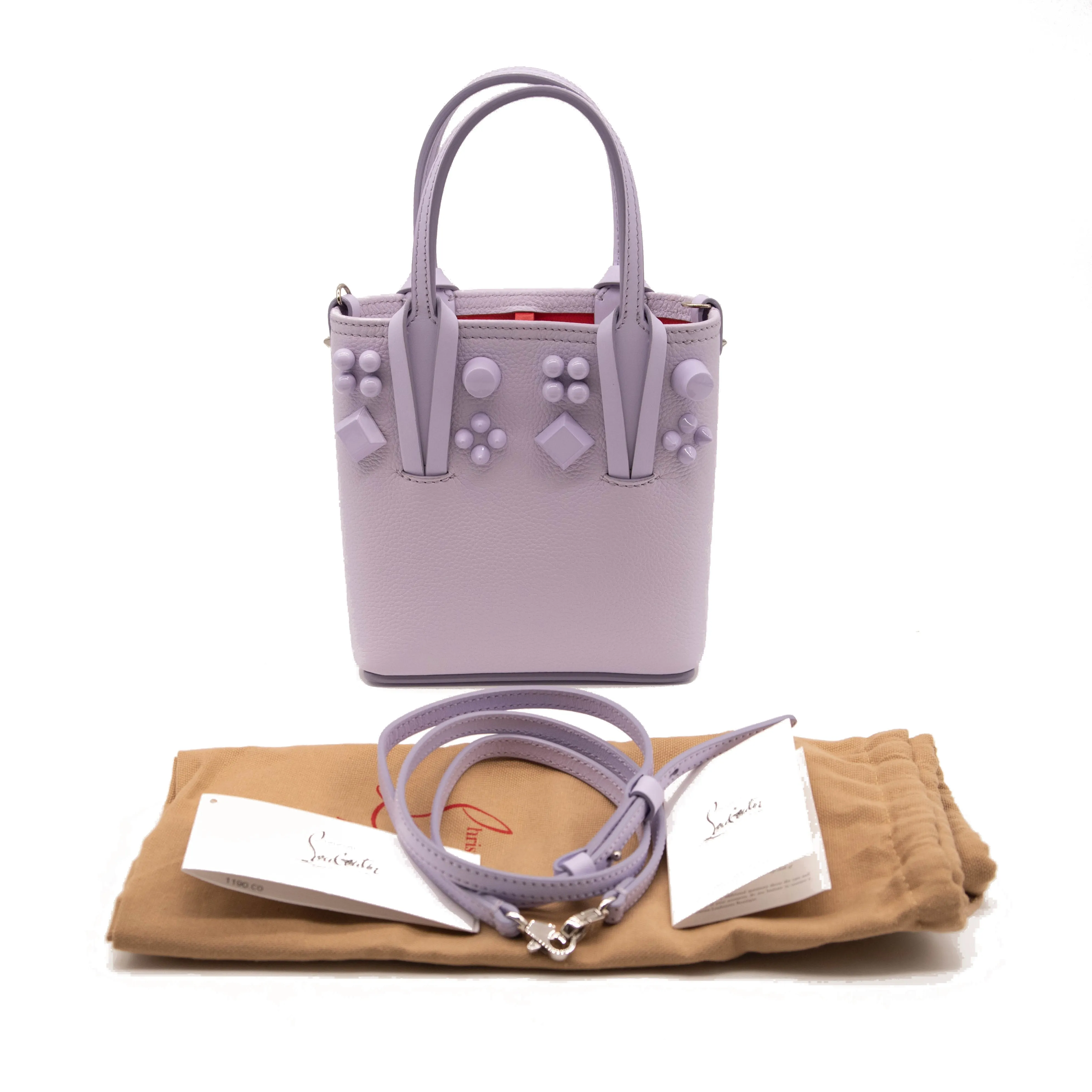 Christian Louboutin Mini Cabata North/South Leather Tote