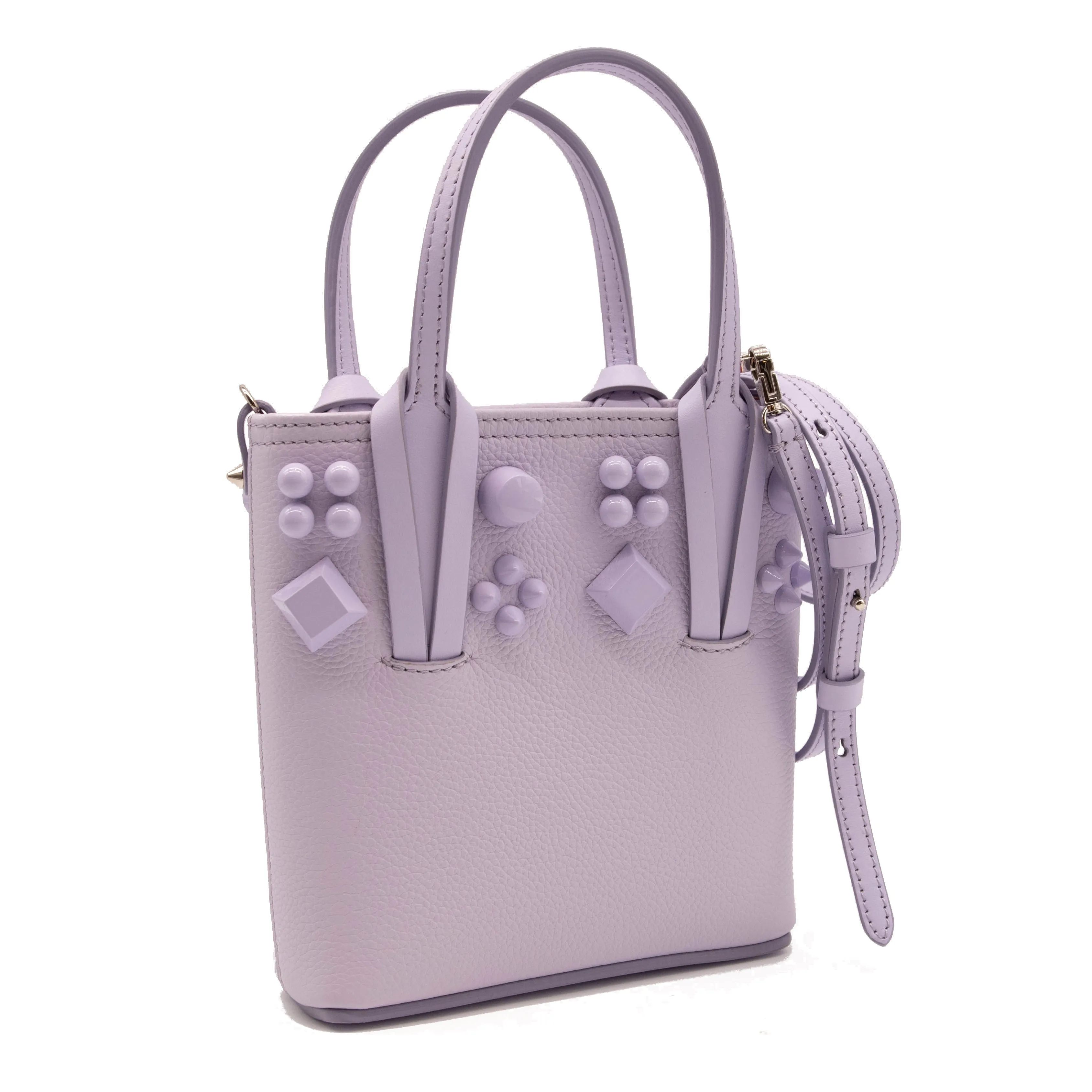 Christian Louboutin Mini Cabata North/South Leather Tote