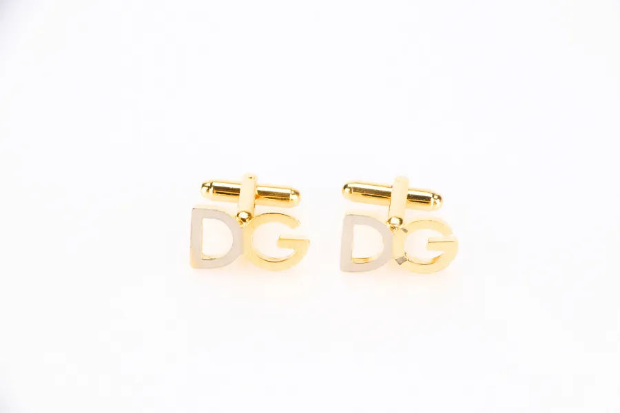 DOLCE&GABBANA GP CUFFLINKS SILVER D, NO BOX