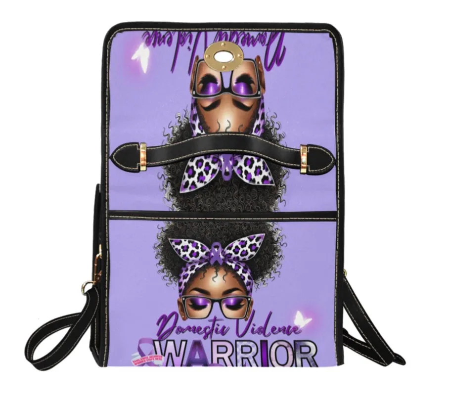 Domestic Violence Warrior Canvas Bag