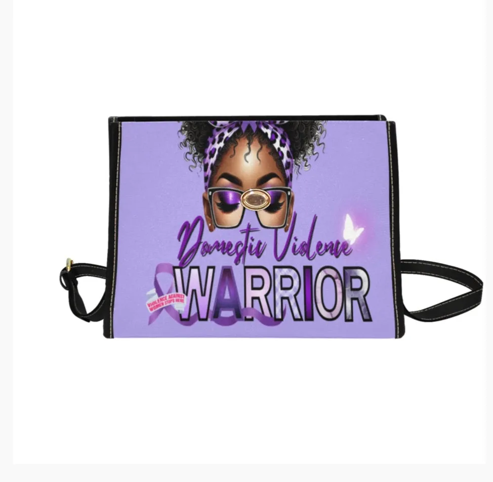 Domestic Violence Warrior Canvas Bag