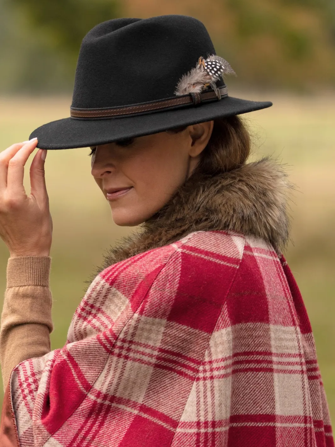 Fedora Wool Hat - Black