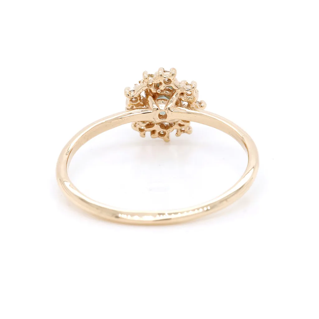 Florence II | blue sapphire & diamonds