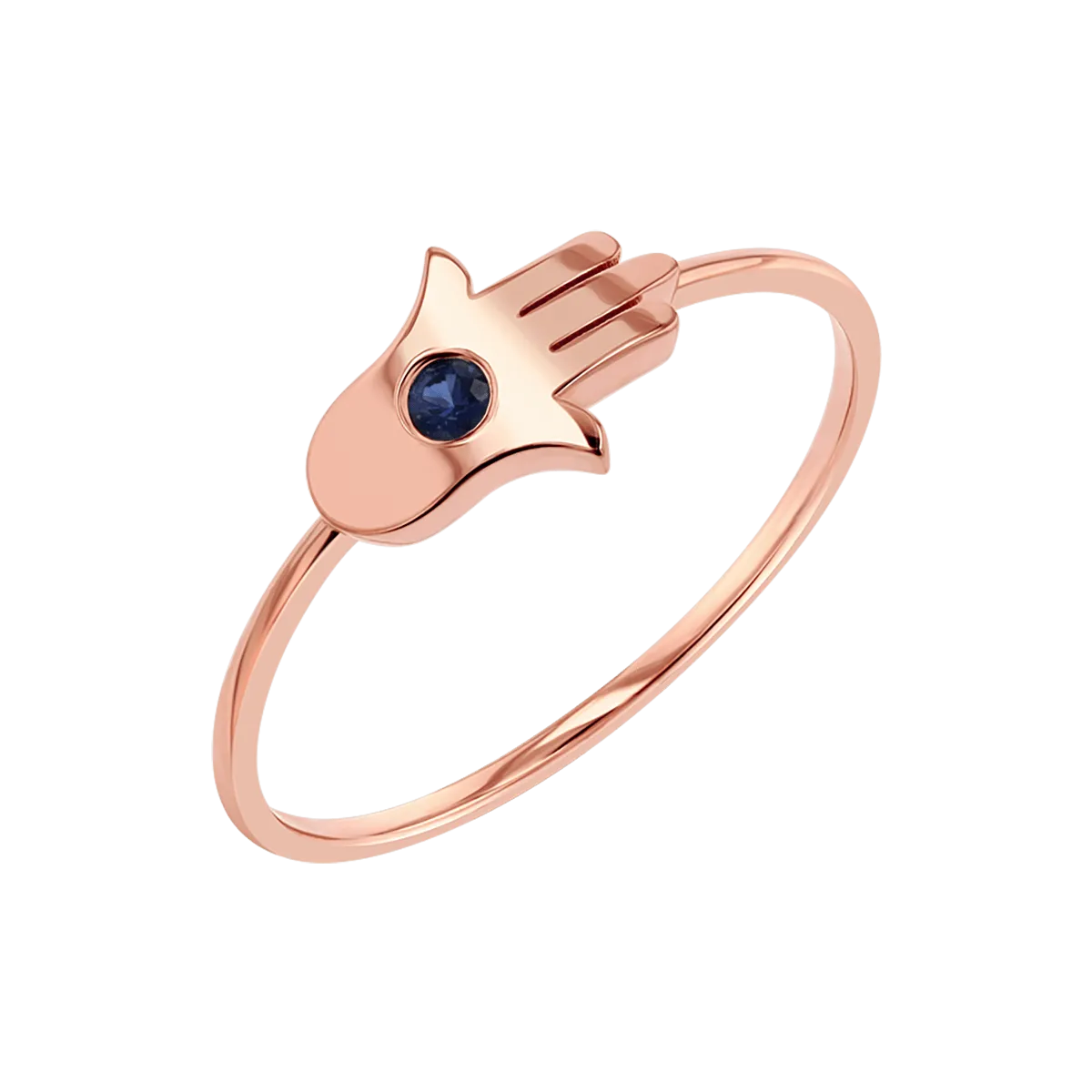Hamsa Diamond Wire Ring