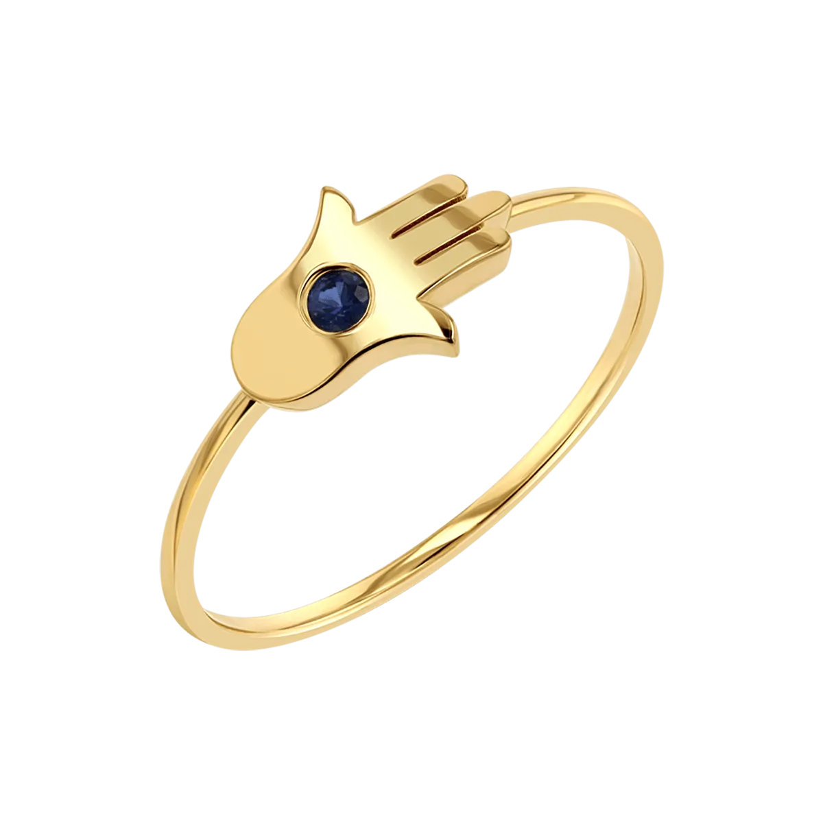 Hamsa Diamond Wire Ring
