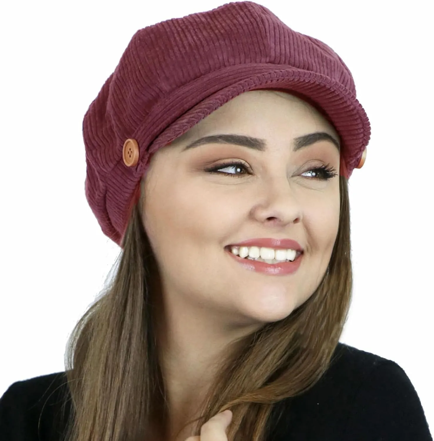 Hats Scarves & More Newsboy Cap for Women Cabbie Hat Cancer Headwear Chemo Head Coverings Brianna