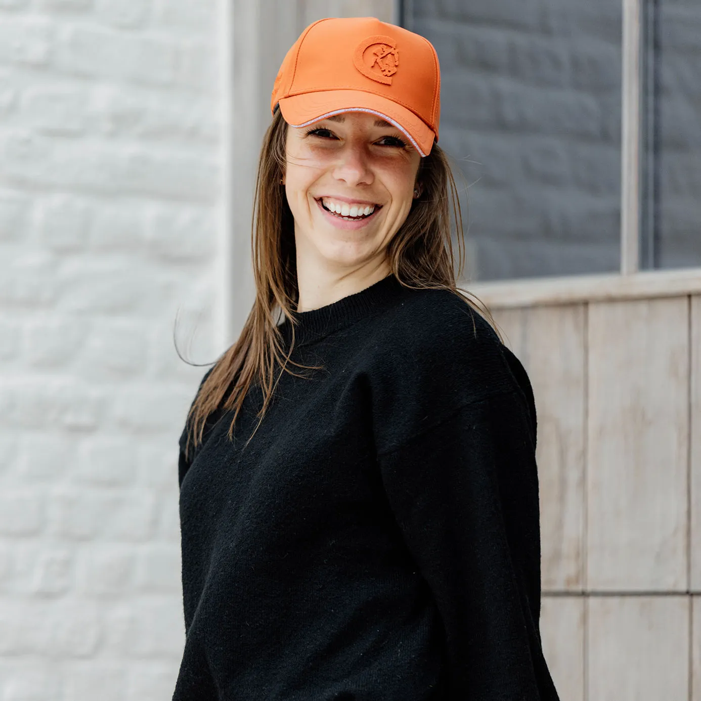 Kentucky Horsewear 3D Logo Baseball Cap - Rust Orange