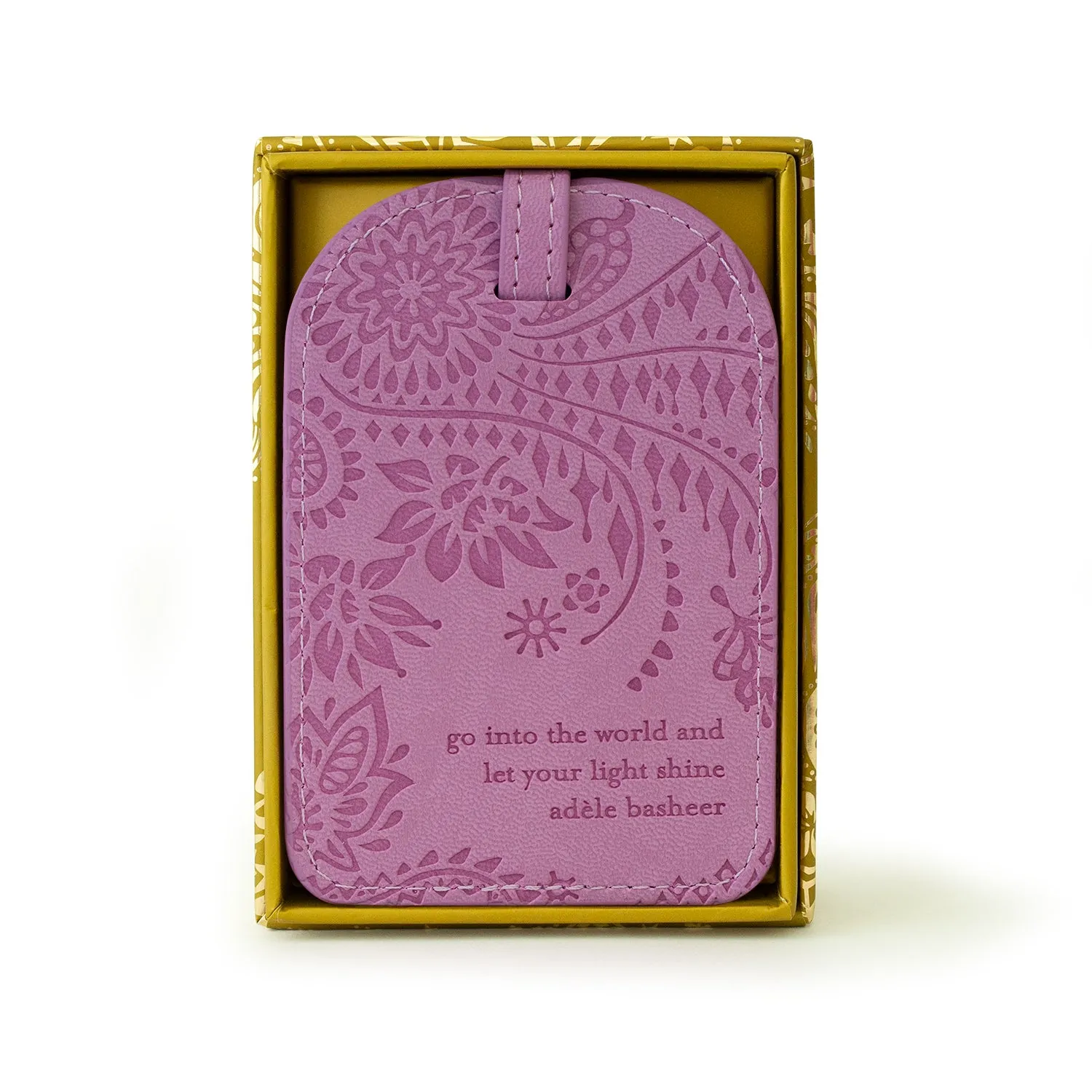 Moonlit Mauve Purple Luggage Tag