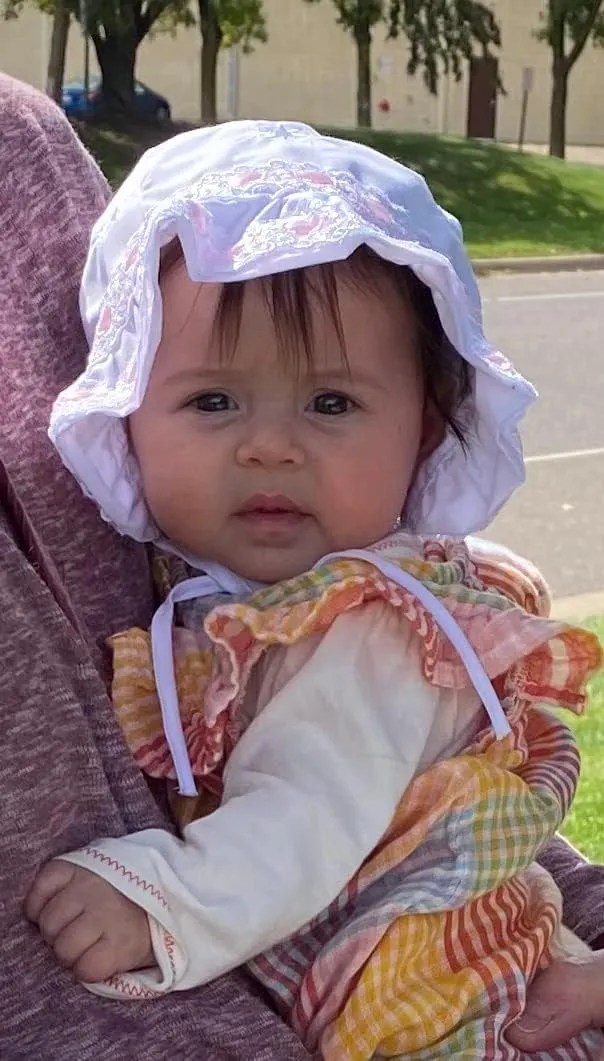 N'Ice Caps Baby Girls Bonnet White Lace Newborn Infant Toddler Sun Hat Special Occasion
