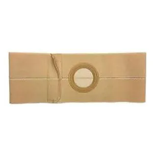 Nu-Form 6" Beige Support Belt 3-1/2" Center Belt Ring, 41" - 46" Waist,  X-Large, Regular Elastic