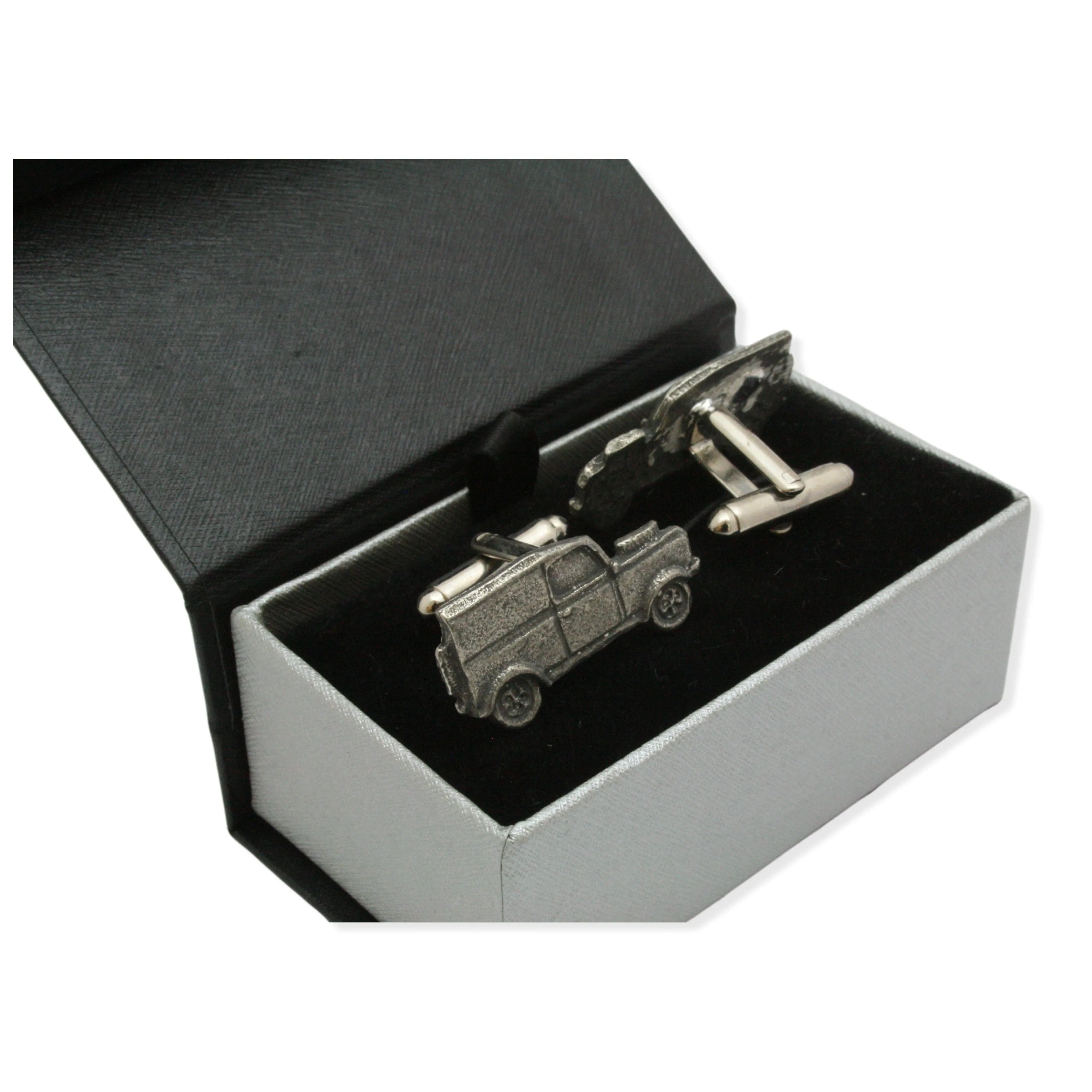 Off Roader Set of Pewter Cufflinks