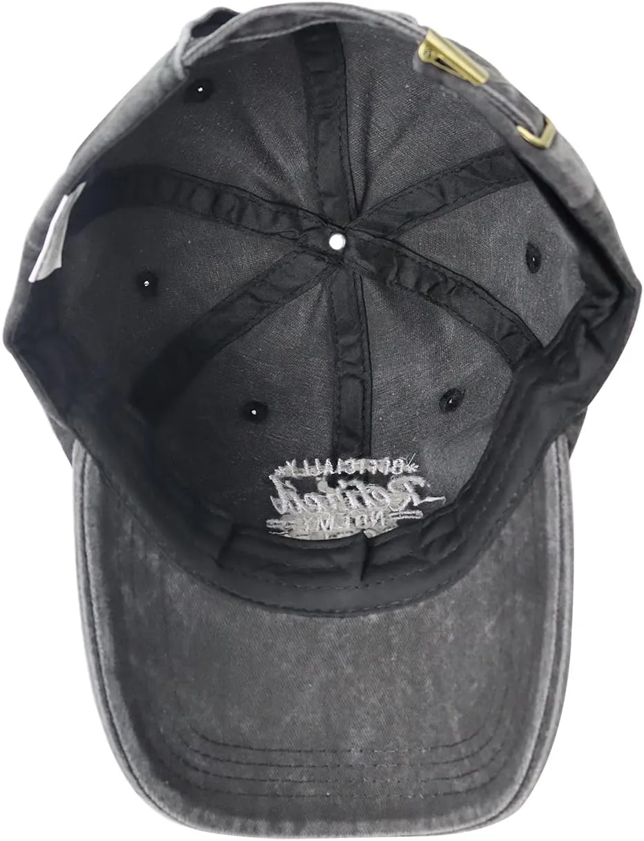 Officially Retired Hat for Women Men, Funny Adjustable Cotton Embroidery Retirement Baseball Cap