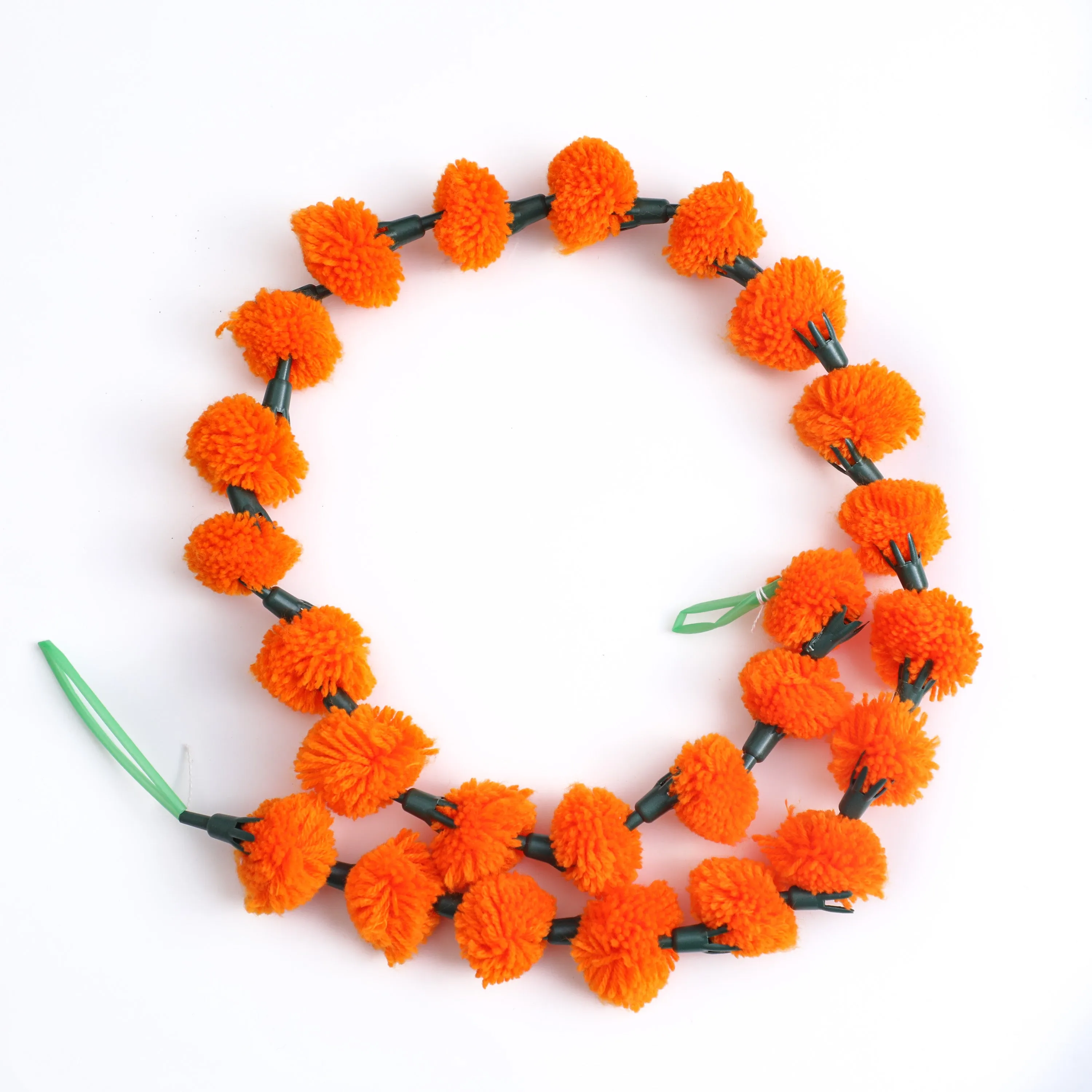 Orange Woolen Marigold Garland