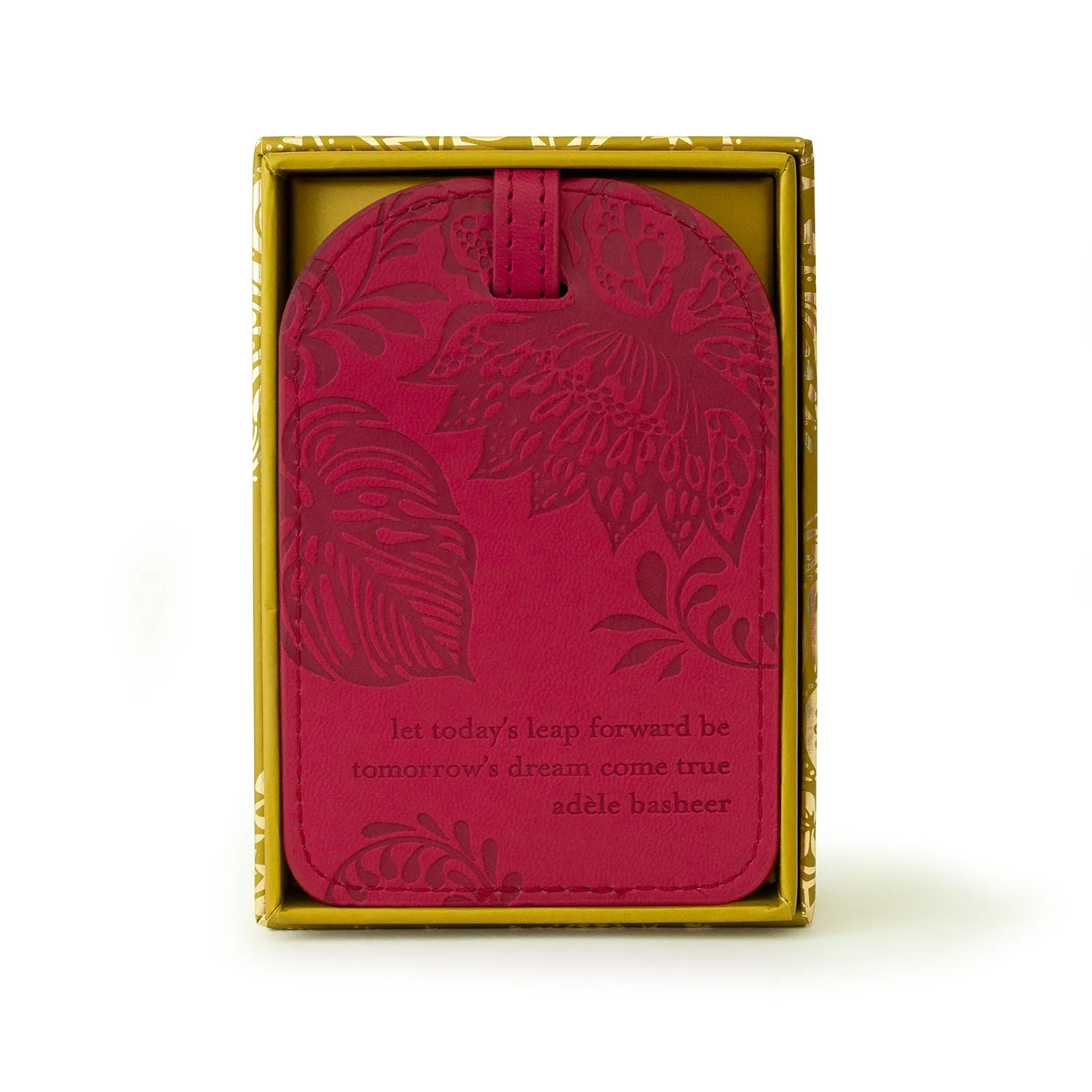 Radiant Ruby Red Luggage Tag