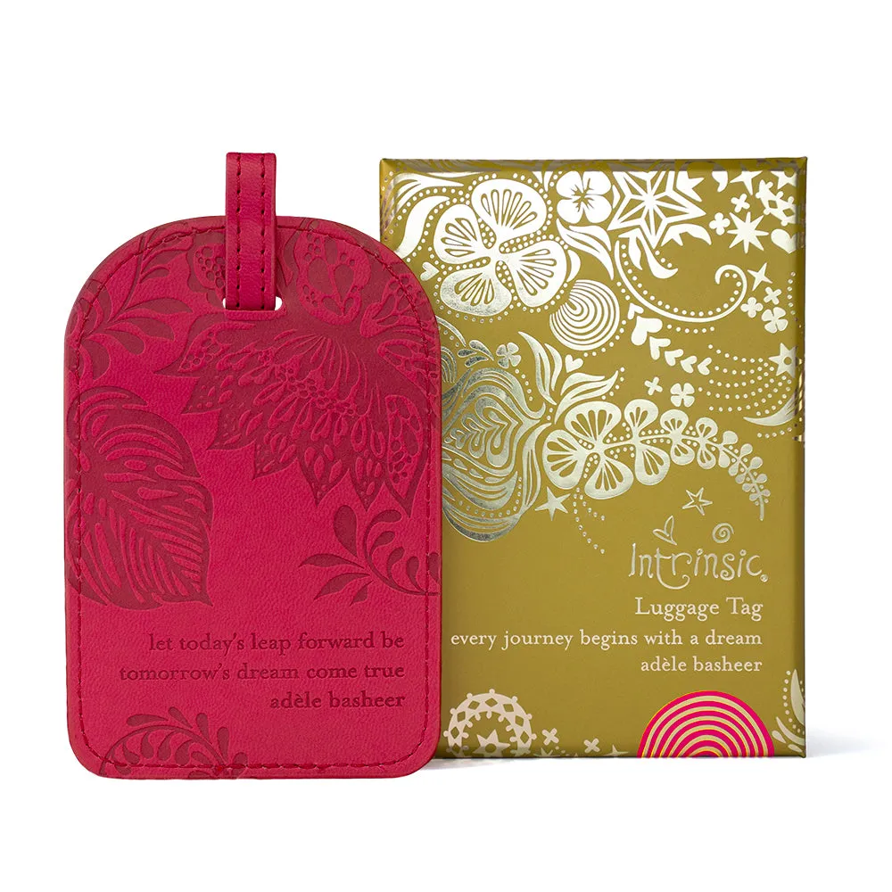 Radiant Ruby Red Luggage Tag