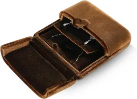 Resilient Velvet Earrings Necklace Dual-Purpose Storage Box, Stud Earring Display Box For Girlfriend Wife, Premium Jewelry Organizer Small Case
