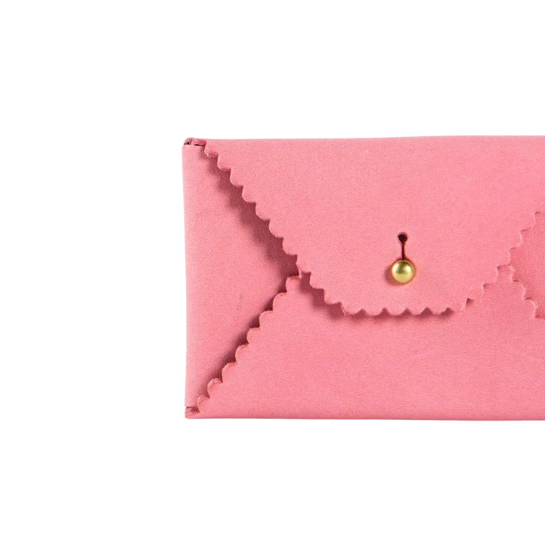 Scallop Wallet {Carnation   Orange}