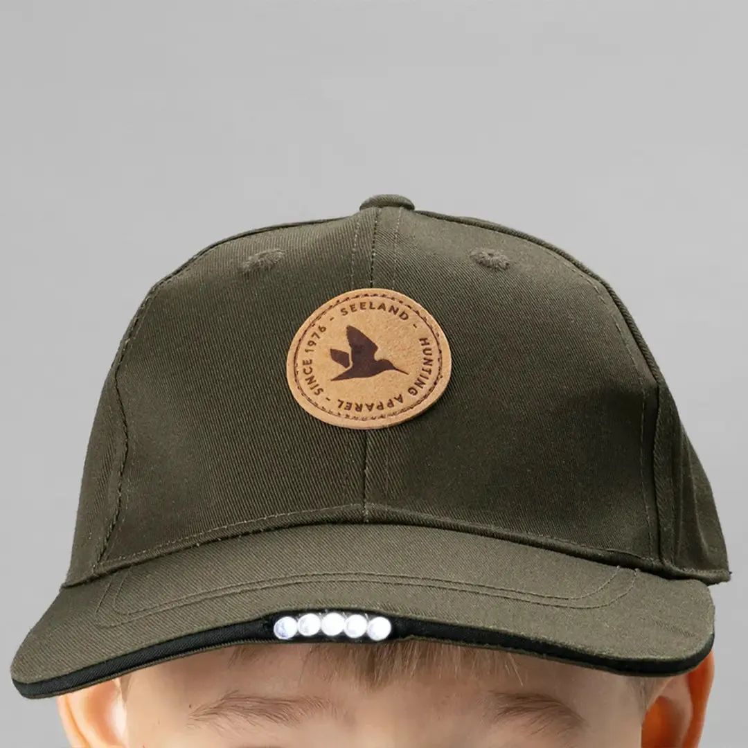 Skarn LED Junior Cap - Pine Green by Seeland