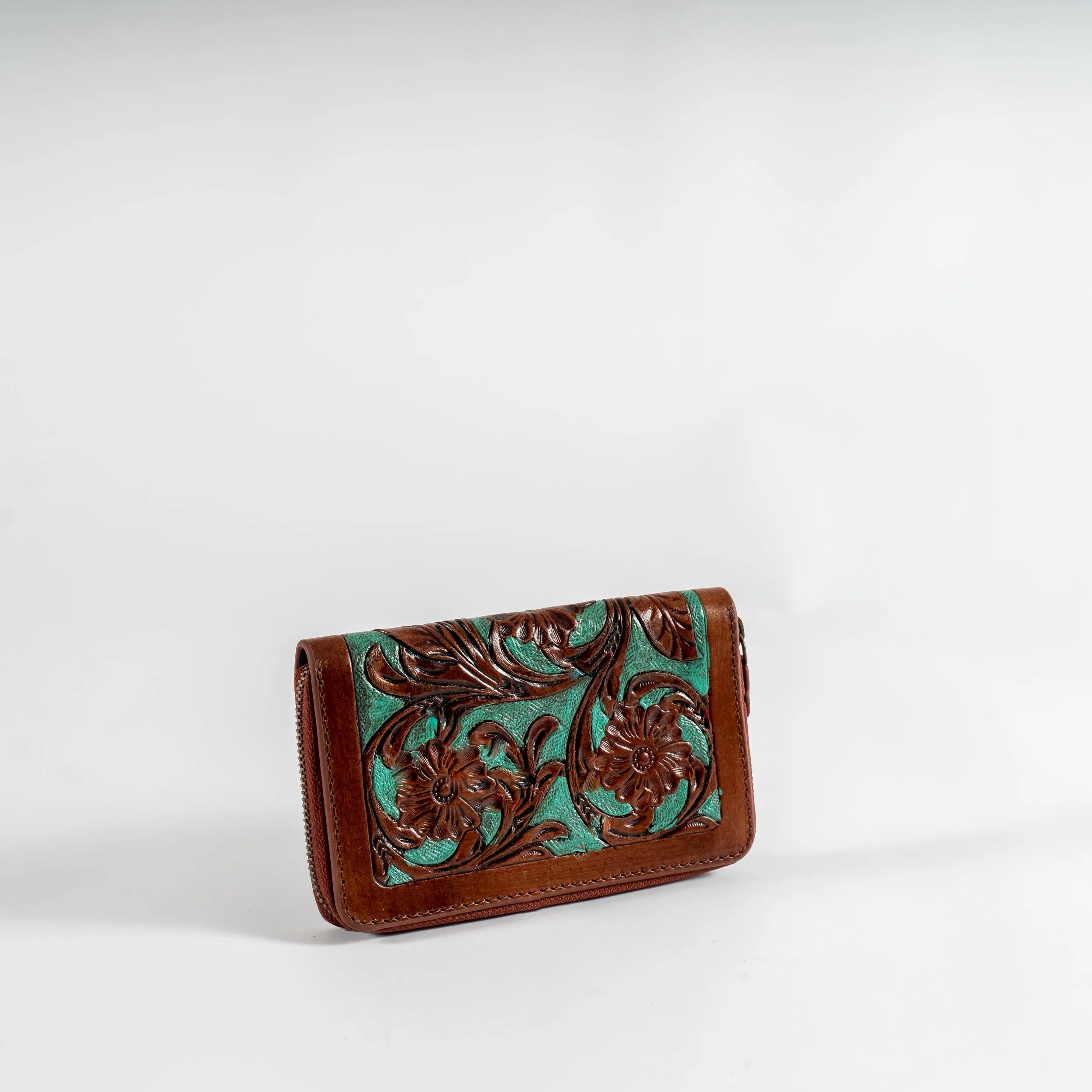 Small Hand-Tooled Wallet