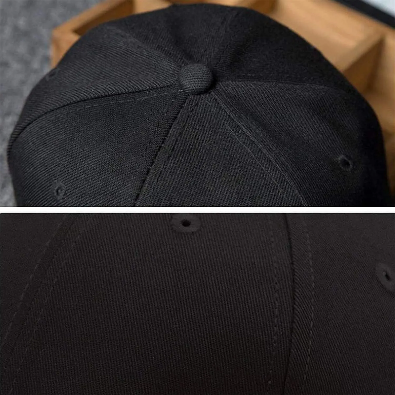 Snap Backpack Hat for Men Skull Hat Snapback Hats Flat Bill Baseball Cap Adjustable Skeleton Hand Black